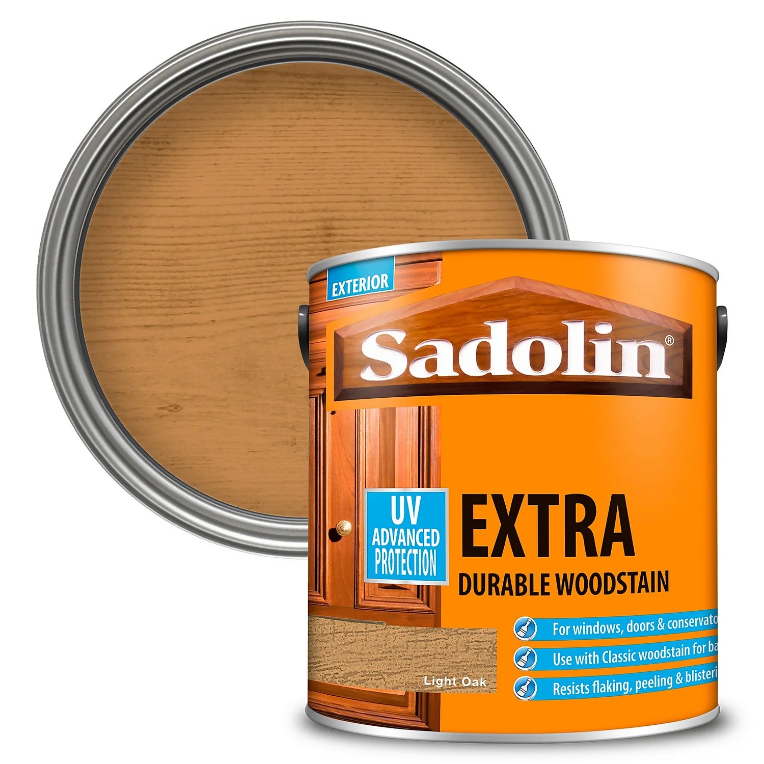 Sadolin Extra Durable Woodstain Light Oak - 2.5L Sadolin Extra Durable Woodstain Light Oak - 2.5L -Deals Furniture Store 12812250 1214951406063751