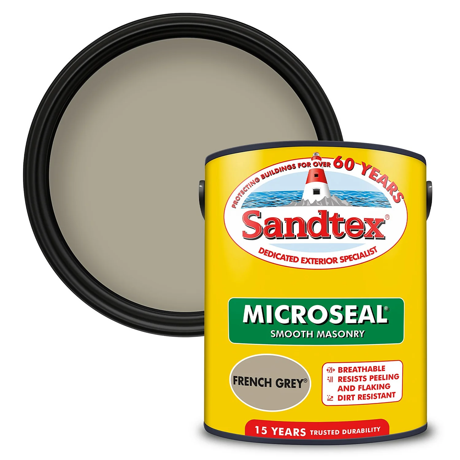 Sandtex® Ultra Smooth Masonry Paint French Grey - 5L Sandtex® Ultra Smooth Masonry Paint French Grey - 5L -Deals Furniture Store 12813522 1744871812479930