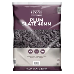 Stylish Stone Plum Slate 40mm - Large Pack - 19kg 2 Stylish Stone Plum Slate 40mm - Large Pack - 19kg -Deals Furniture Store 12815204 5194902949043271