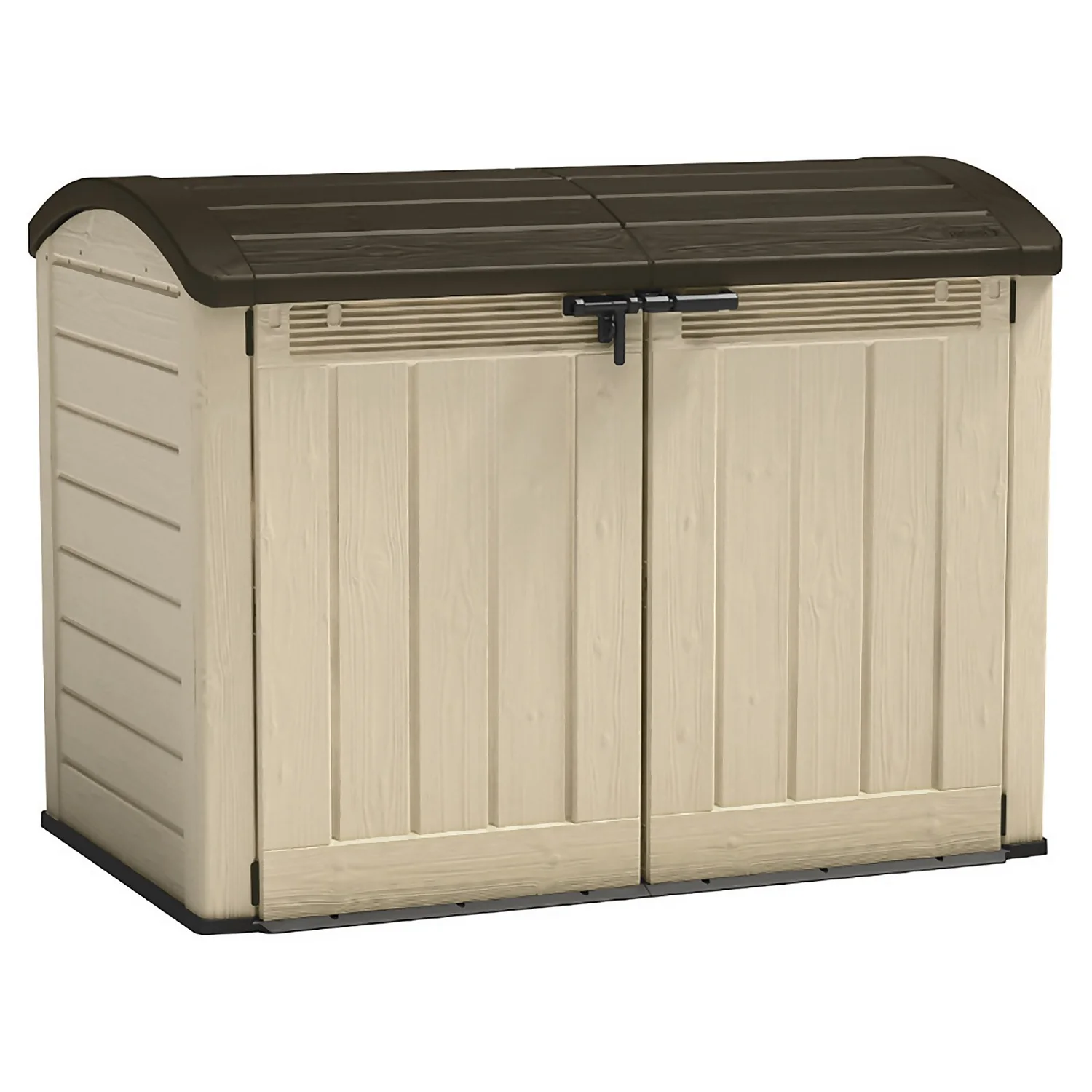 Keter Store it Out Ultra Outdoor Garden Storage Shed - Beige & Brown - 2000L Keter Store It Out Ultra Outdoor Garden Storage Shed - Beige & Brown - 2000L -Deals Furniture Store 12815621 1814895616655122