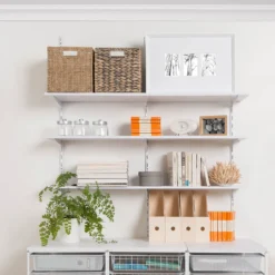 None Single Slot Upright Wall Strip - White - 200cm -Deals Furniture Store 12816015 1244833192911784