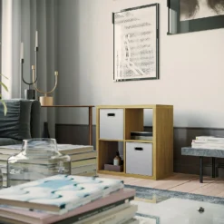 Clever Cube Fabric Insert - Woven Silver -Deals Furniture Store 12816126 6534929107265912