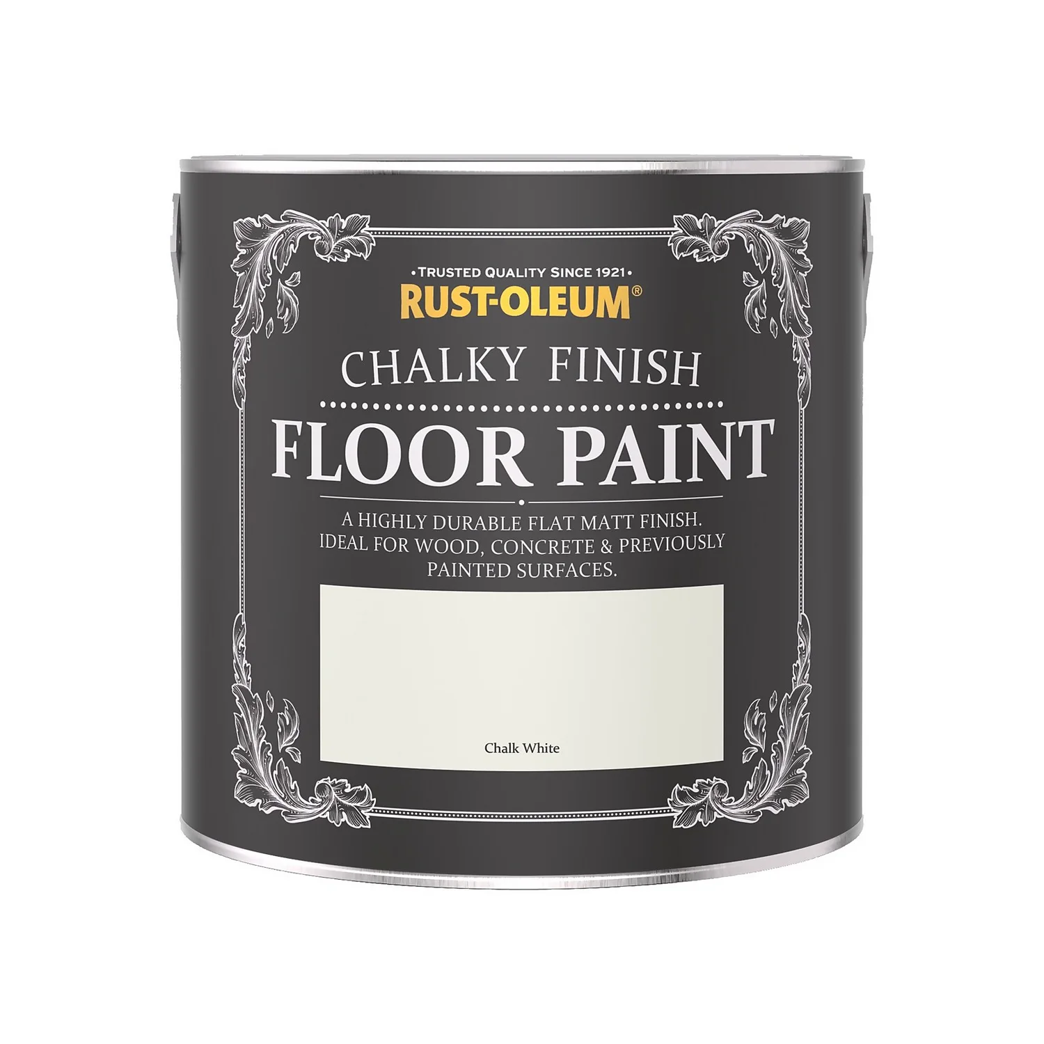 Rust-Oleum Chalky Floor Paint Chalk White - 2.5L Rust-Oleum Chalky Floor Paint Chalk White - 2.5L -Deals Furniture Store 12819785 1664940725472415