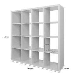 Clever Cube 4x4 Storage Unit - White -Deals Furniture Store 12821332 1844953391927368