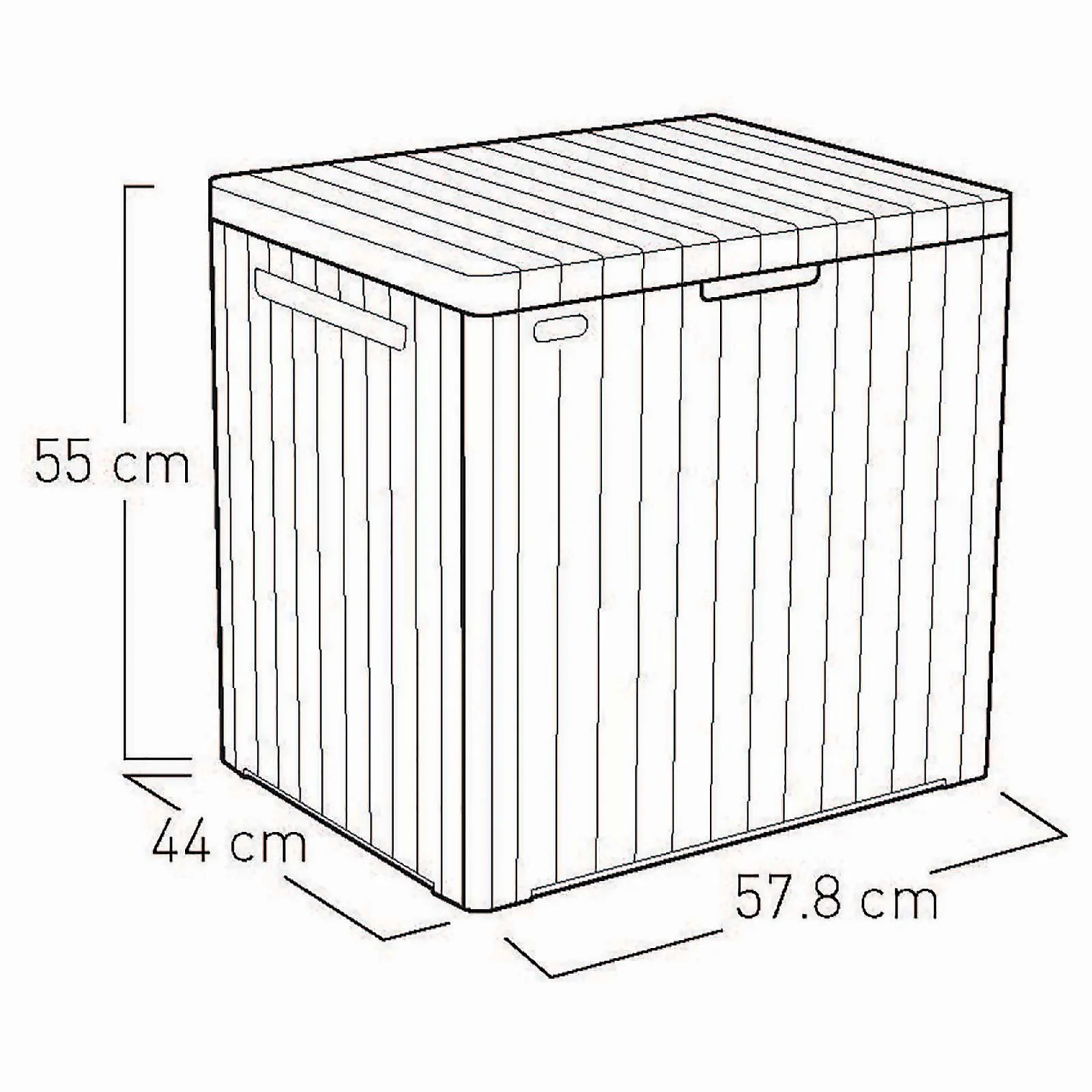 Keter City Outdoor Garden Storage Box 113L - Brown Keter City Outdoor Garden Storage Box 113L - Brown -Deals Furniture Store 12822290 1474900073877924