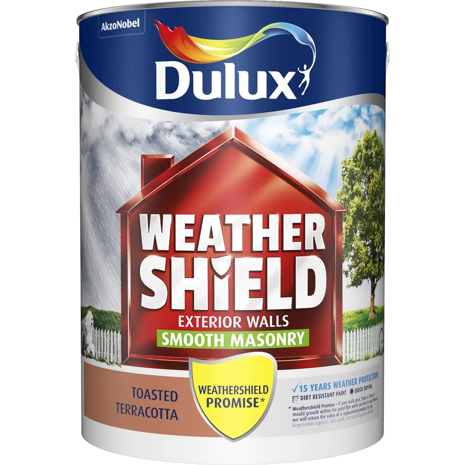 Dulux Weathershield Masonry Paint Toasted Terracotta - 5L Dulux Weathershield Masonry Paint Toasted Terracotta - 5L -Deals Furniture Store 12822673 1914831918185660