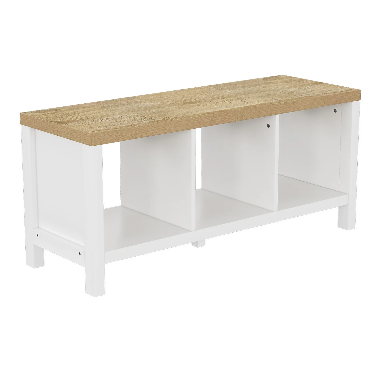 Clever Cube 1x3 Storage Unit with Legs - White Clever Cube 1x3 Storage Unit With Legs - White -Deals Furniture Store 12824159 1005052927367878