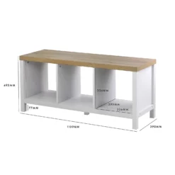 Clever Cube 1x3 Storage Unit With Legs - White 7 Clever Cube 1x3 Storage Unit With Legs - White -Deals Furniture Store 12824159 1165052927610062