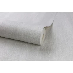Grandeco Royal House Fabric Plain Grey Wallpaper 2 Grandeco Royal House Fabric Plain Grey Wallpaper -Deals Furniture Store 12830403 1234875702140025