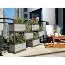 Modular Planter Set - Grey -Deals Furniture Store 12836339 1664845831850113