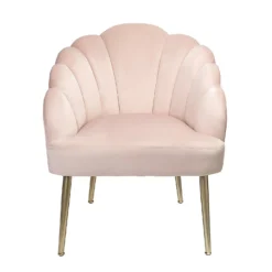 Sophia Scallop Occasional Chair - Blush 3 Sophia Scallop Occasional Chair - Blush -Deals Furniture Store 12836665 1384861201622424
