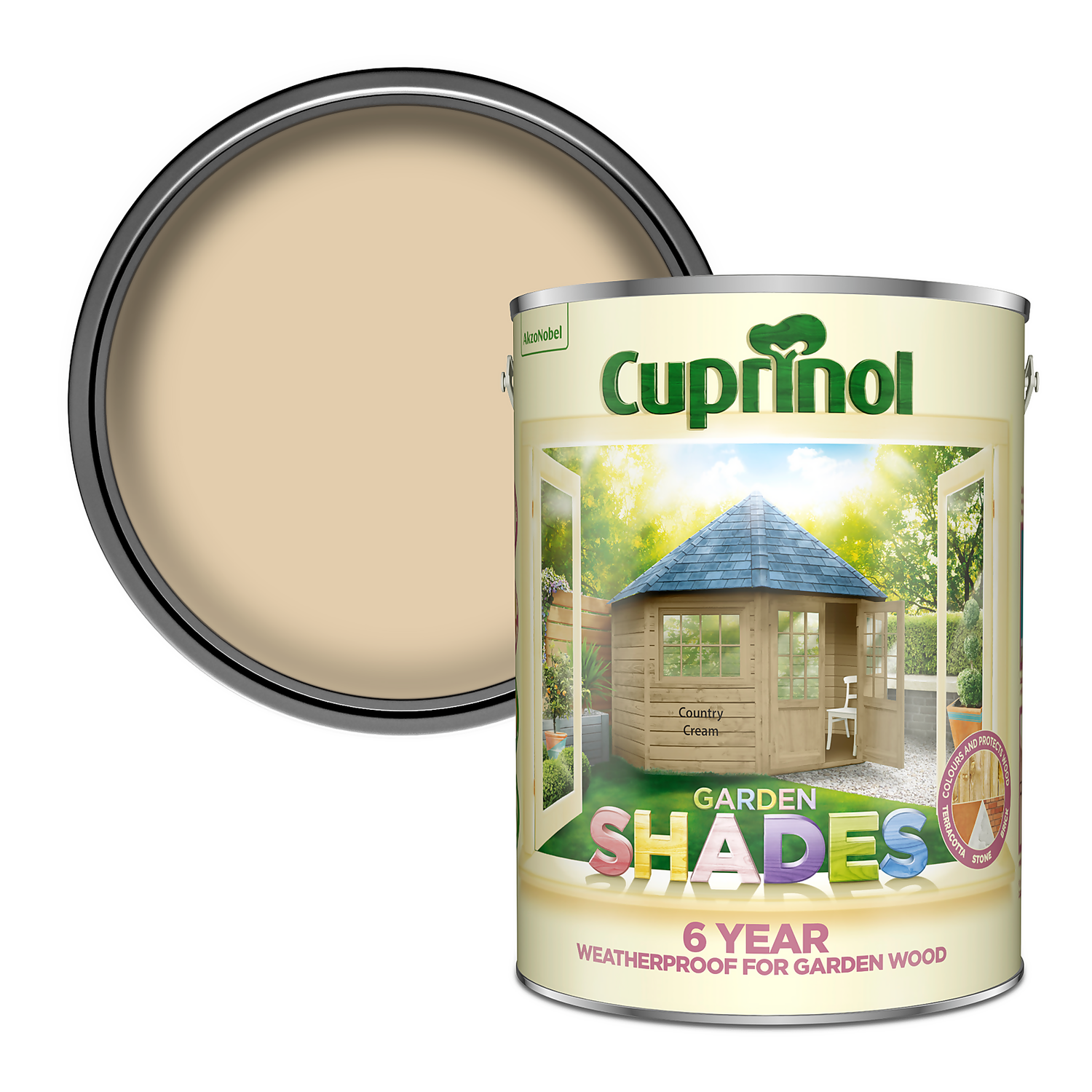 Cuprinol Garden Shades Paint Country Cream - 5L Cuprinol Garden Shades Paint Country Cream - 5L -Deals Furniture Store 12840515 1274949842773669