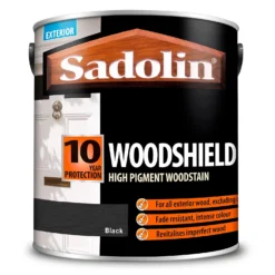 Sadolin Woodshield Woodstain Black - 2.5L -Deals Furniture Store 12841312 1894951406684856