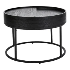 House Beautiful Halo Black Ash Coffee Table -Deals Furniture Store 12886095 1734862227616328