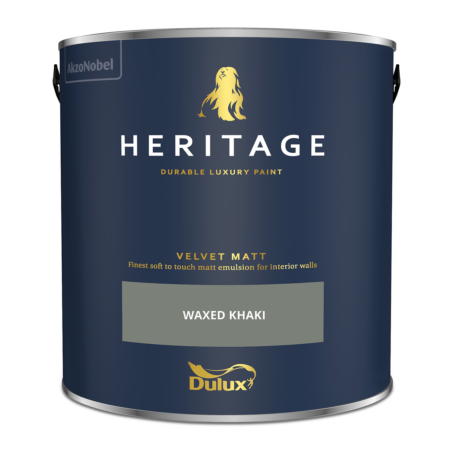 Dulux Heritage Matt Emulsion Paint Waxed Khaki - 2.5L Dulux Heritage Matt Emulsion Paint Waxed Khaki - 2.5L -Deals Furniture Store 12899143 1544847684711196