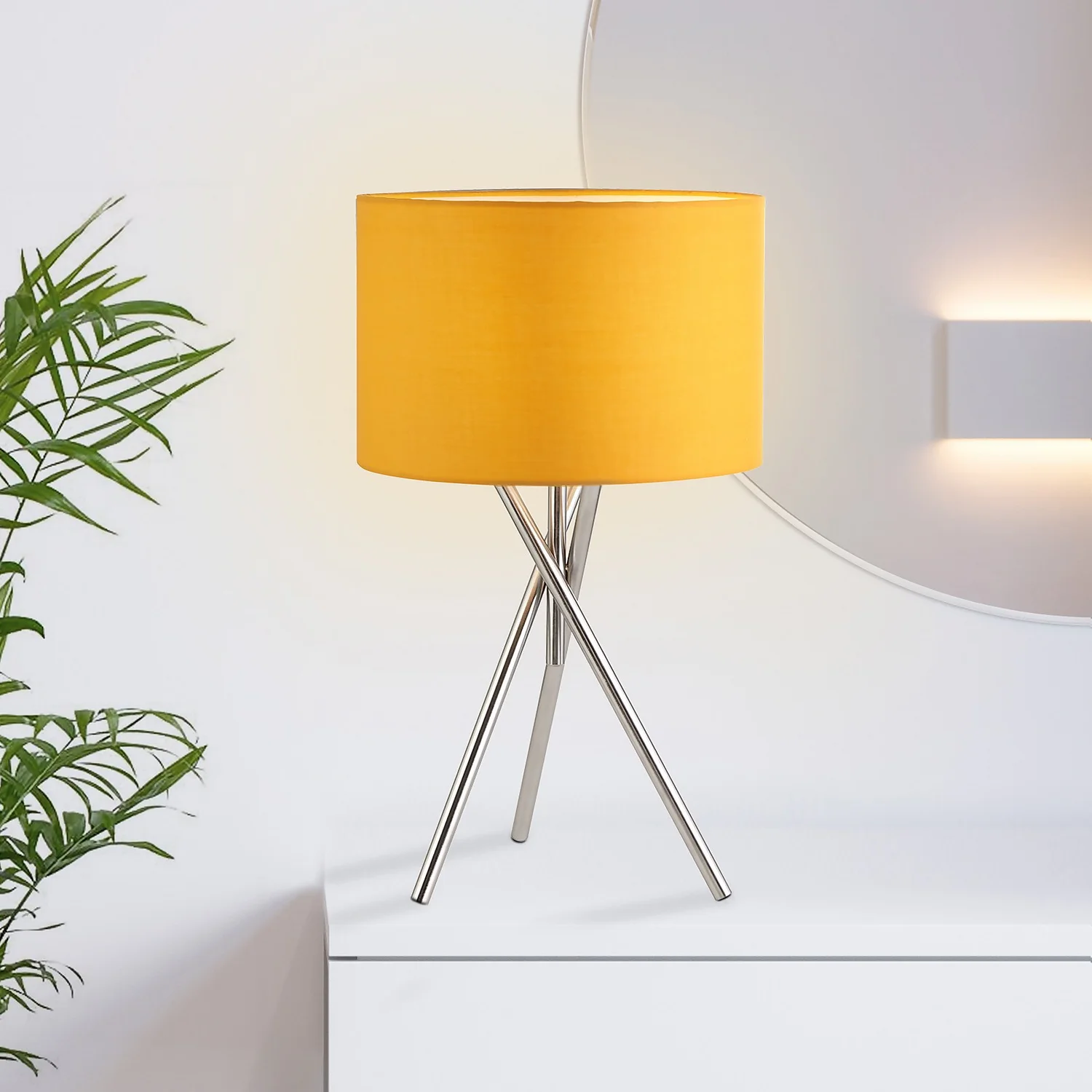 Bella Tripod Table Lamp - Ochre Bella Tripod Table Lamp - Ochre -Deals Furniture Store 12908195 5094899249785295