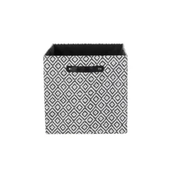Clever Cube Patterned Fabric Insert - Black Jacquard -Deals Furniture Store 12932948 1584900282553241