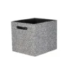 Clever Cube Patterned Fabric Insert - Black Jacquard