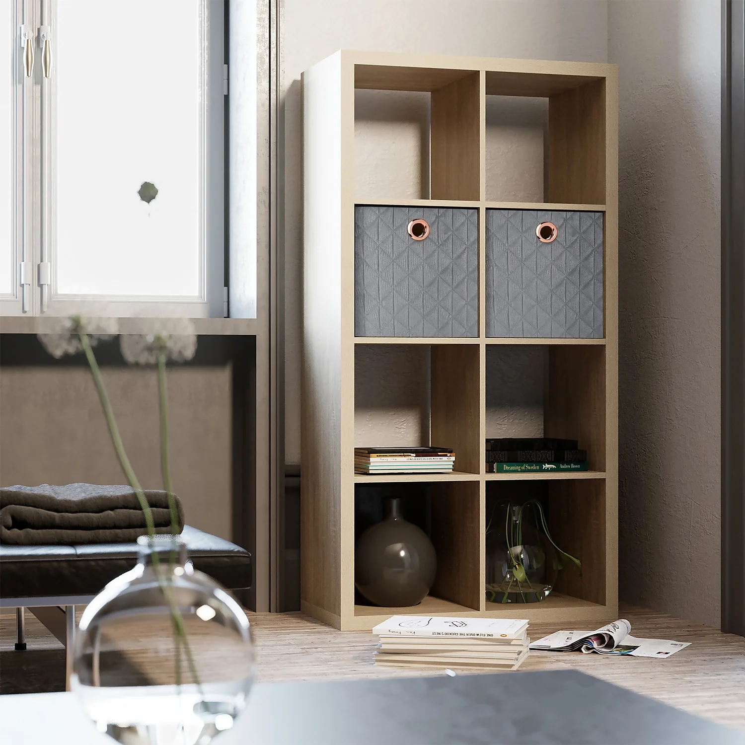 Clever Cube Quilted Velvet Insert - Grey Clever Cube Quilted Velvet Insert - Grey -Deals Furniture Store 12932957 1744900282461969