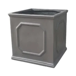 Mayfair Lead Cube Planter - 38cm