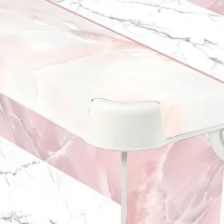Curver Stockholm Mixed Marble Deco Storage Box - Pink & White 22L -Deals Furniture Store 13148481 3484896660241833