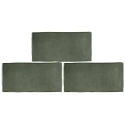 Country Living Artisan Moss Green Ceramic Wall Tile 75 X 150mm - 0.5sqm Pack 2 Country Living Artisan Moss Green Ceramic Wall Tile 75 X 150mm - 0.5sqm Pack -Deals Furniture Store 13220561 4064916415692208