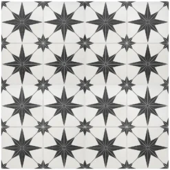 Country Living Starry Skies White Light Porcelain Floor & Wall Tile 1.42sqm Pack - 450x450mm -Deals Furniture Store 13220583 2094915124923530