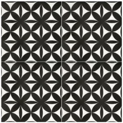 Fiore Eclipse Grey Porcelain Wall & Floor Tile 200 X 200mm - 0.52sqm Pack -Deals Furniture Store 13220598 1364916348899719