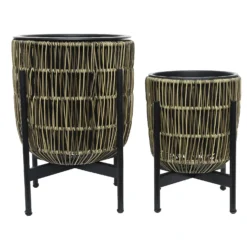 Kate Round Rattan Planter With Legs - Large 2 Kate Round Rattan Planter With Legs - Large -Deals Furniture Store 13222495 2384929320443320