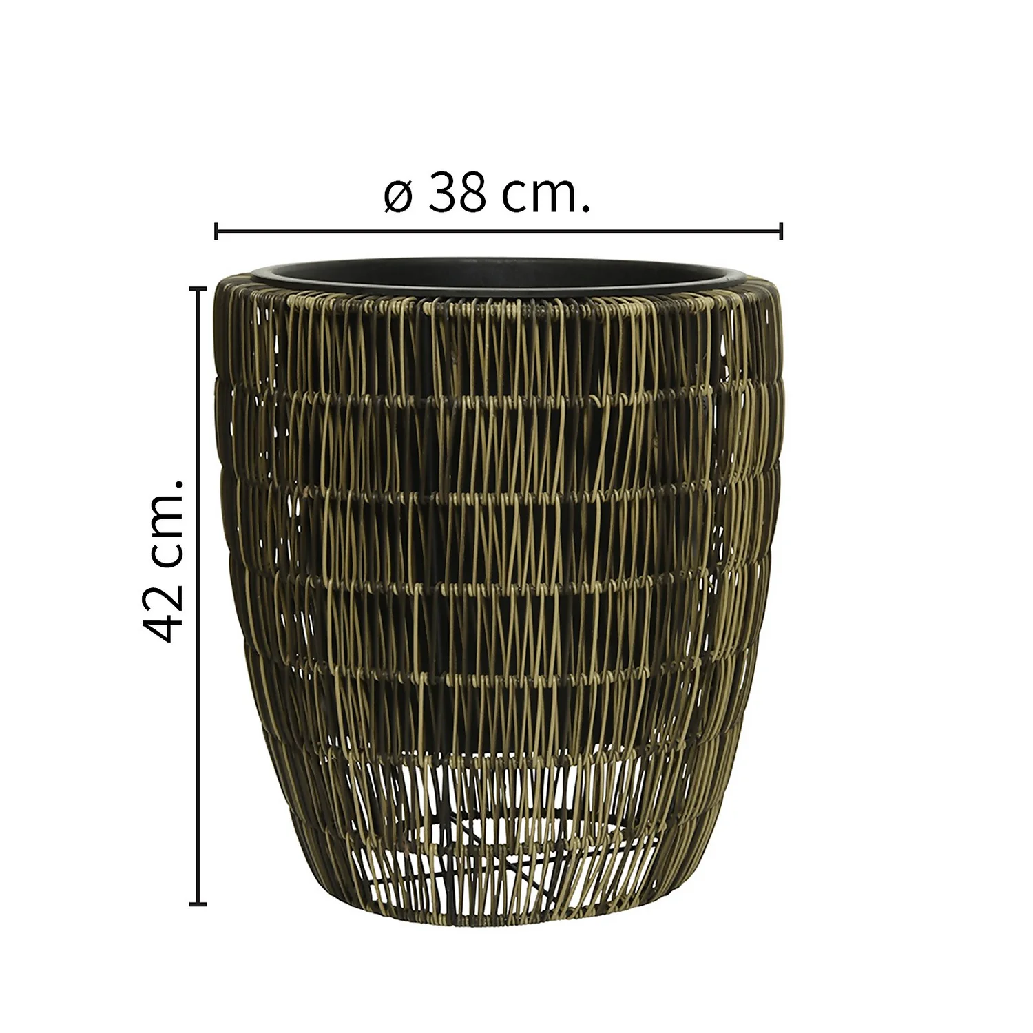 Kate Round Rattan Planter - Large Kate Round Rattan Planter - Large -Deals Furniture Store 13222500 2344934511076869