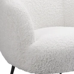Tori Boucle Tub Chair - White 5 Tori Boucle Tub Chair - White -Deals Furniture Store 13224150 2014919264590698