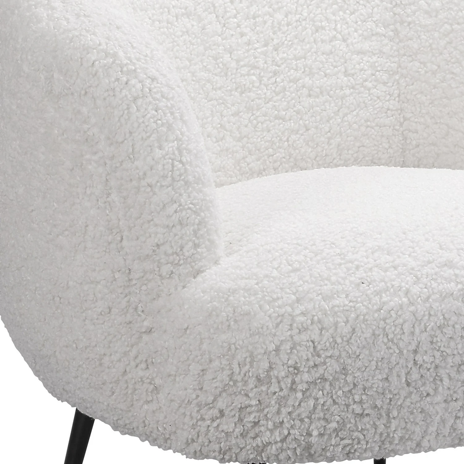 Tori Boucle Tub Chair - White Tori Boucle Tub Chair - White -Deals Furniture Store 13224150 2014919264590698