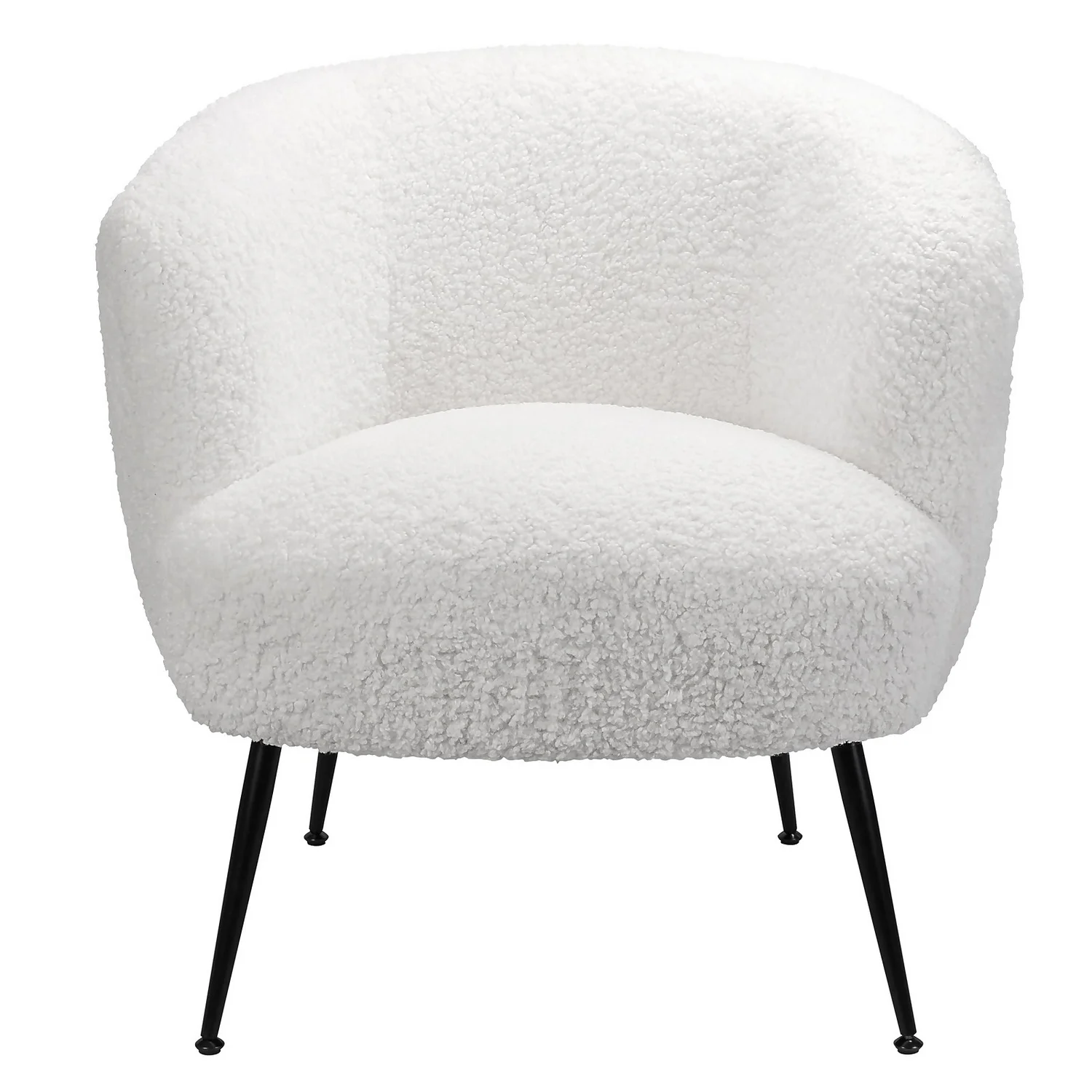 Tori Boucle Tub Chair - White Tori Boucle Tub Chair - White -Deals Furniture Store 13224150 3994919264467773