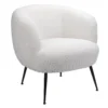 Tori Boucle Tub Chair - White