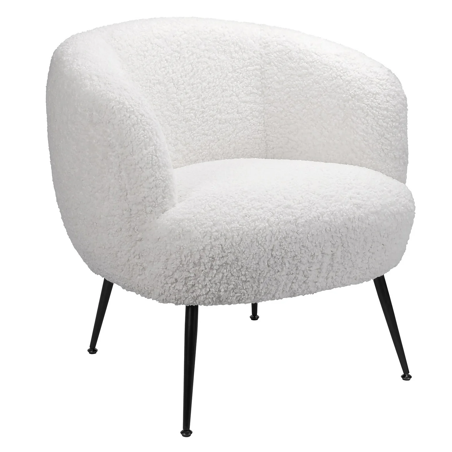 Tori Boucle Tub Chair - White Tori Boucle Tub Chair - White -Deals Furniture Store 13224150 6764919264423937