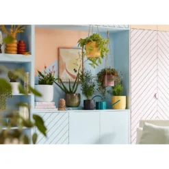 Yellow Solare Plant Pot - 18cm 2 Yellow Solare Plant Pot - 18cm -Deals Furniture Store 13432905 1294948250180439