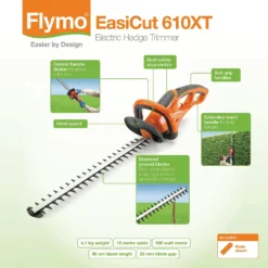 Flymo EasiCut 610XT Hedge Trimmer -Deals Furniture Store 13524810 5224936857421032