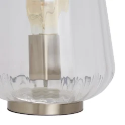 Adore Glass Table Lamp - Clear -Deals Furniture Store 13529637 1674945396896315