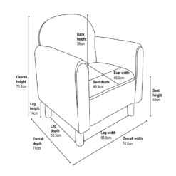 Barry Boucle Armchair - Cream -Deals Furniture Store 13644170 1375018742914622
