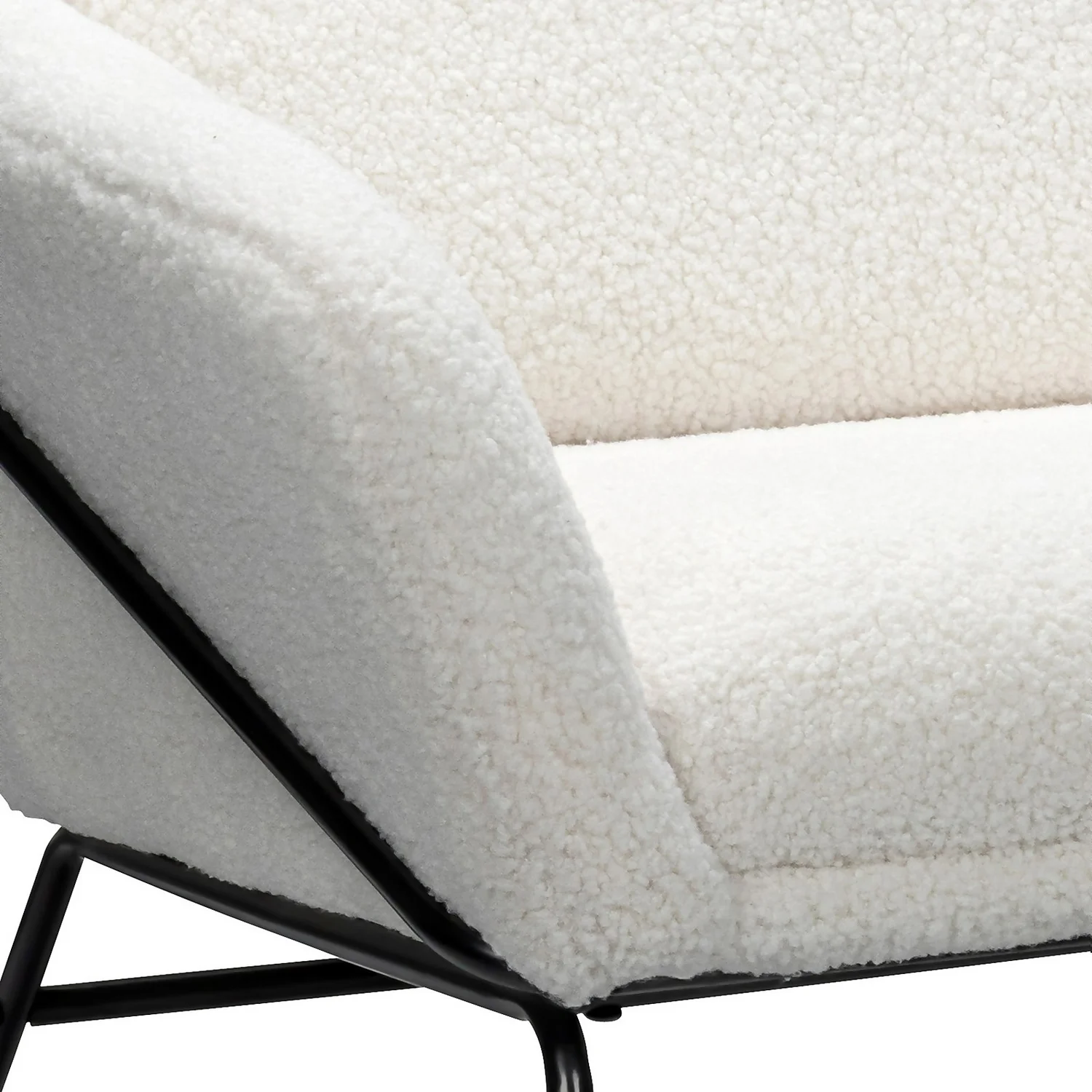 Evelyn Metal Frame Chair - Boucle Evelyn Metal Frame Chair - Boucle -Deals Furniture Store 13863937 4714978553810799