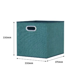 Clever Cube Fabric Insert - Set Of 2 - Jade Green -Deals Furniture Store 13911395 1334981913069685
