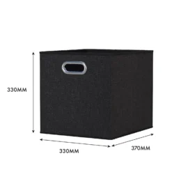 Clever Cube Fabric Insert - Set Of 2 - Woven Pepper -Deals Furniture Store 13911401 1444981913042289