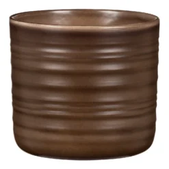 Scheurich Ripple Brown Indoor Pot - 28cm