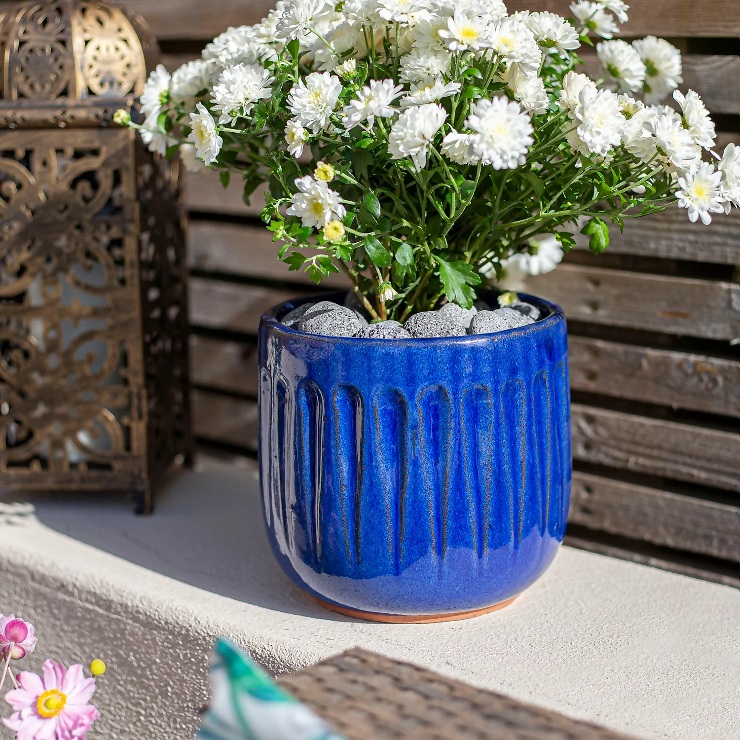 Chiswick Running Pot Blue - 18cm Chiswick Running Pot Blue - 18cm -Deals Furniture Store 13973641 4605011238202084