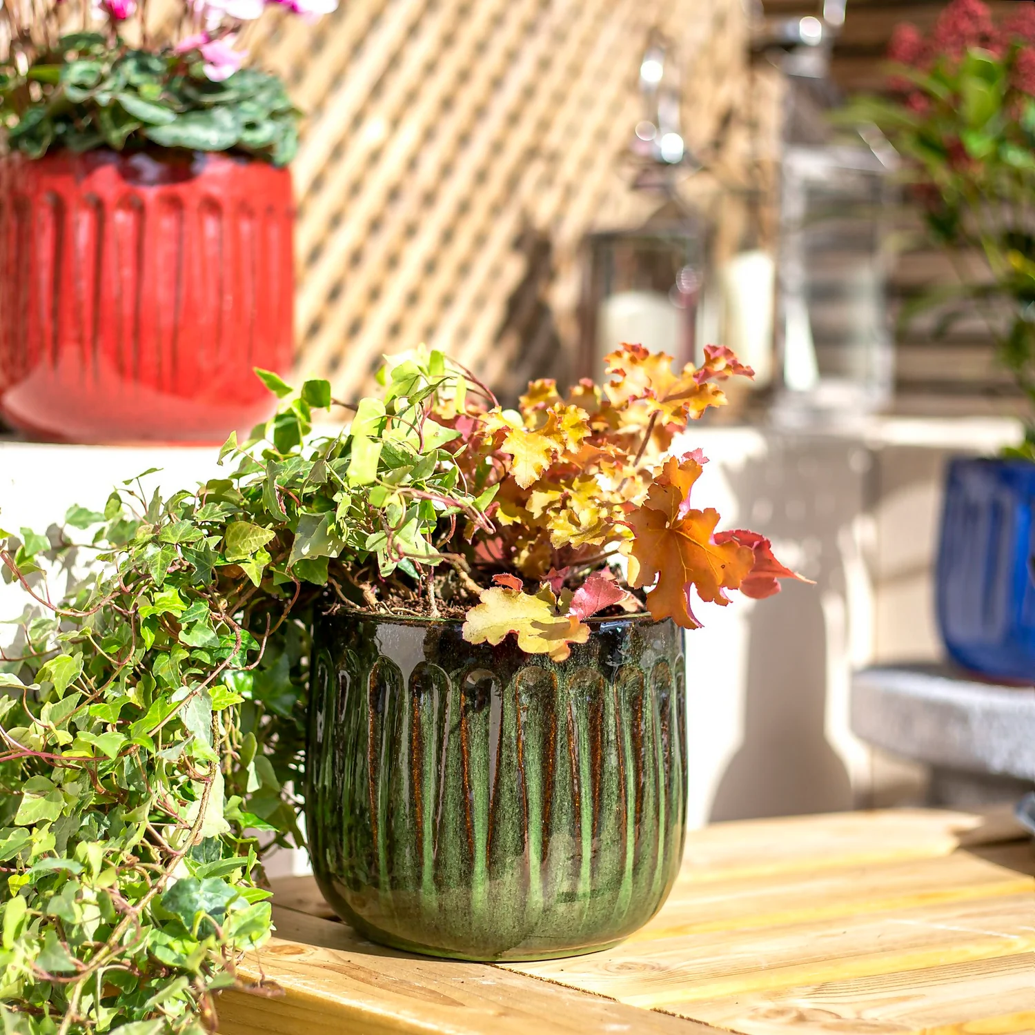 Chiswick Running Pot Green - 24cm Chiswick Running Pot Green - 24cm -Deals Furniture Store 13973645 8105011238525547