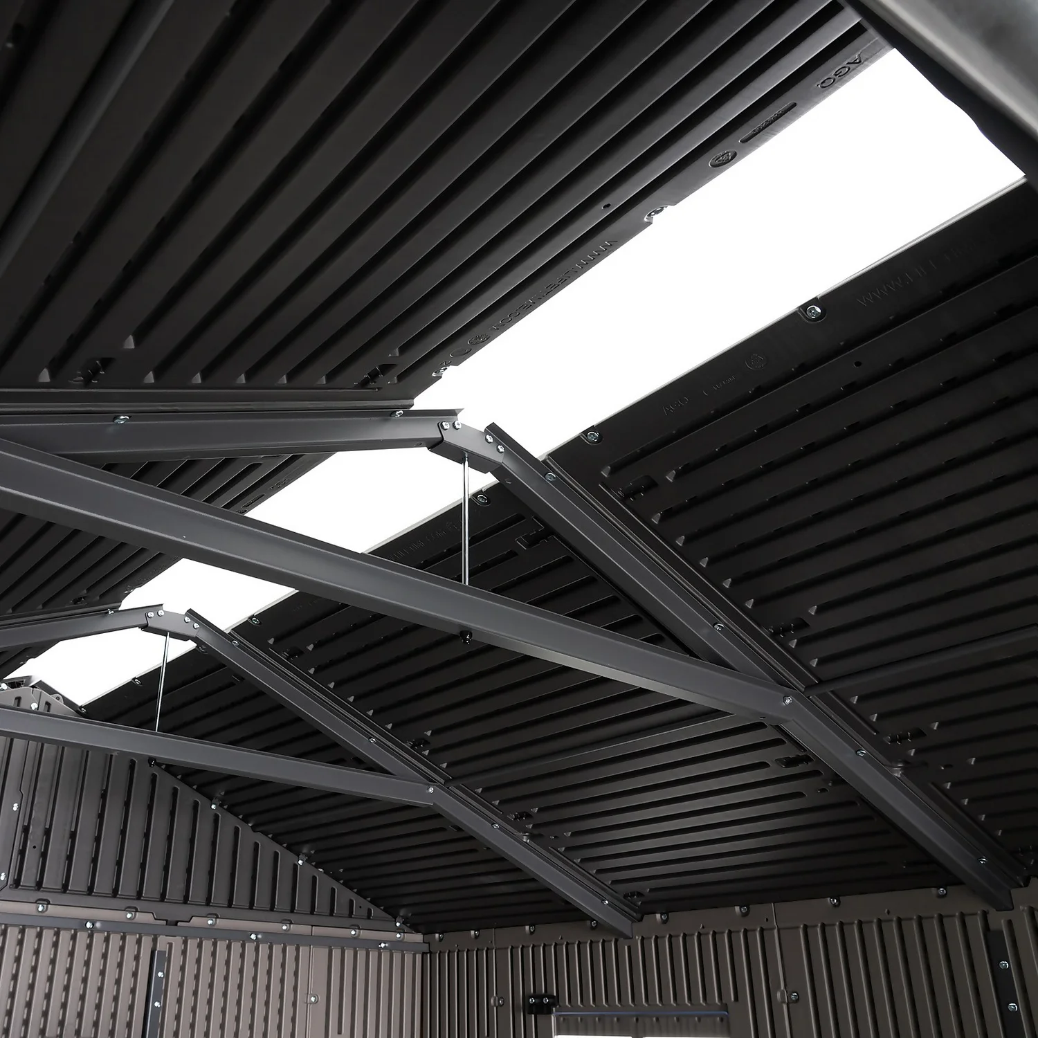 Lifetime 7x7ft Outdoor Storage Shed - Rough-Cut Grey Lifetime 7x7ft Outdoor Storage Shed - Rough-Cut Grey -Deals Furniture Store 13997403 1605000055011244