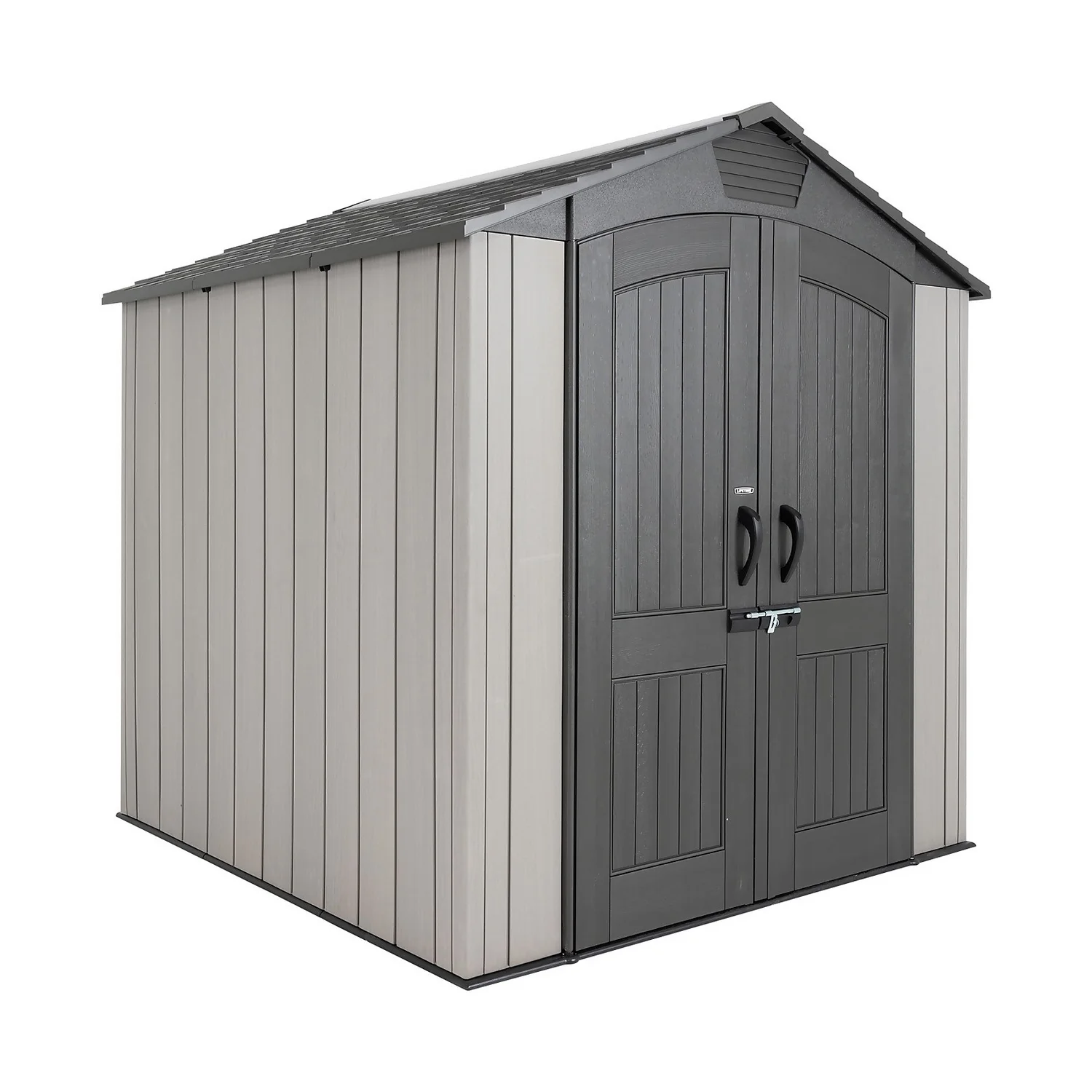Lifetime 7x7ft Outdoor Storage Shed - Rough-Cut Grey Lifetime 7x7ft Outdoor Storage Shed - Rough-Cut Grey -Deals Furniture Store 13997403 6015000054736900