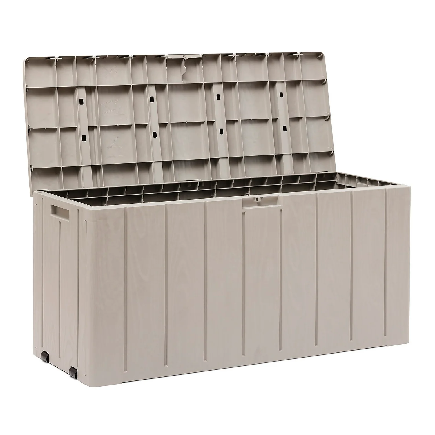 Toomax Bravo Garden Storage Box 270L - Warm Grey Toomax Bravo Garden Storage Box 270L - Warm Grey -Deals Furniture Store 13997481 1005004537146391