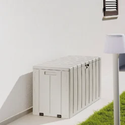 Toomax Bravo Garden Storage Box 270L - Warm Grey 7 Toomax Bravo Garden Storage Box 270L - Warm Grey -Deals Furniture Store 13997481 1325004537305337