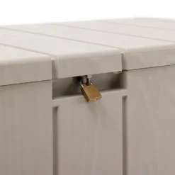 Toomax Bravo Garden Storage Box 270L - Warm Grey 6 Toomax Bravo Garden Storage Box 270L - Warm Grey -Deals Furniture Store 13997481 1505004537275931